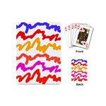 Multicolored Scribble Abstract Pattern Playing Cards Single Design (Mini)