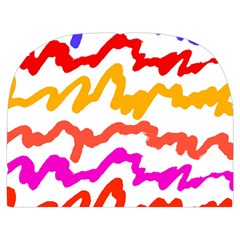 Multicolored Scribble Abstract Pattern Makeup Case (Medium) from ArtsNow.com Front
