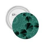 Biscay Green Black Spirals 2.25  Buttons