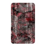 Red Black Abstract Texture Memory Card Reader (Rectangular)