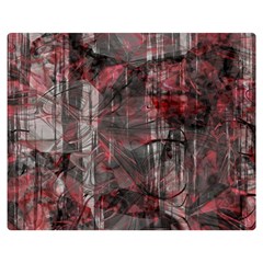 Red Black Abstract Texture Double Sided Flano Blanket (Medium)  from ArtsNow.com 60 x50  Blanket Front