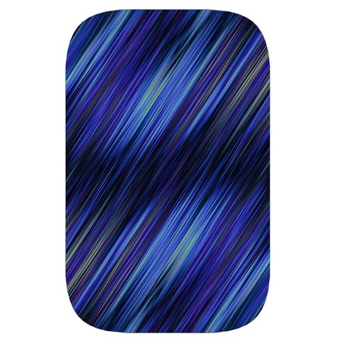 Indigo and Black Stripes Waist Pouch (Small) from ArtsNow.com Front