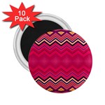 Boho Aztec Stripes Rose Pink 2.25  Magnets (10 pack) 