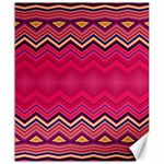 Boho Aztec Stripes Rose Pink Canvas 20  x 24 