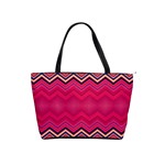Boho Aztec Stripes Rose Pink Classic Shoulder Handbag
