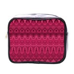 Boho Rose Pink Mini Toiletries Bag (One Side)