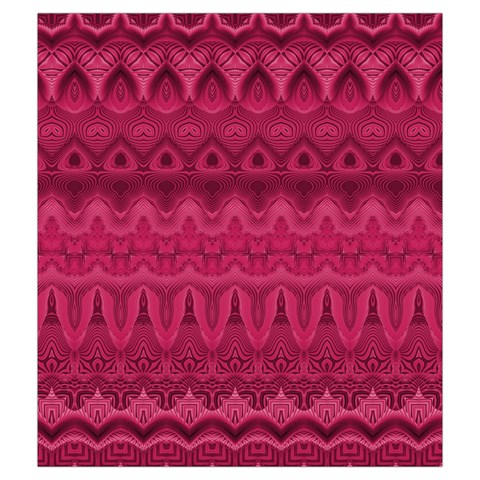 Boho Rose Pink Drawstring Pouch (Medium) from ArtsNow.com Front