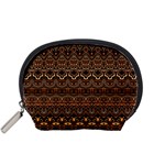 Boho Brown Gold Accessory Pouch (Small)