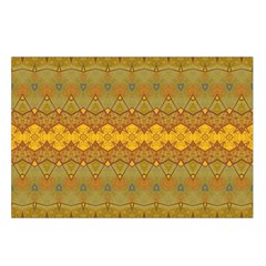 Boho Old Gold Pattern Waist Pouch (Large) from ArtsNow.com Loop