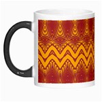 Boho Red Gold Pattern Morph Mugs