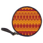 Boho Red Gold Pattern Classic 20-CD Wallets