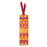 Boho Red Gold Pattern Small Book Marks