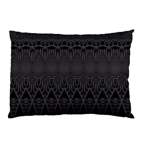 Boho Black Diamonds Pillow Case (Two Sides) from ArtsNow.com Front
