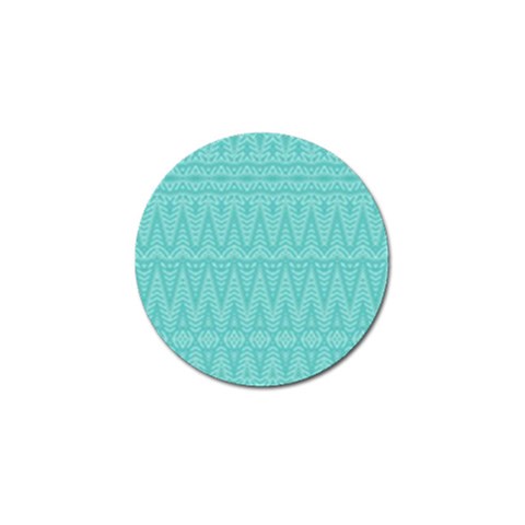 Boho Teal Pattern Golf Ball Marker (4 pack) from ArtsNow.com Front