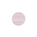 Boho Pastel Pink Pattern 1  Mini Magnets