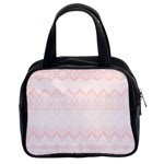 Boho Pastel Pink Pattern Classic Handbag (Two Sides)