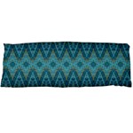 Boho Teal Blue Pattern Body Pillow Case Dakimakura (Two Sides)