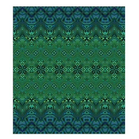 Boho Emerald Green and Blue  Duvet Cover (King Size) from ArtsNow.com Duvet Quilt