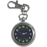 Boho Purple Green Pattern Key Chain Watches