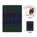 Boho Purple Green Pattern Playing Cards Single Design (Rectangle)