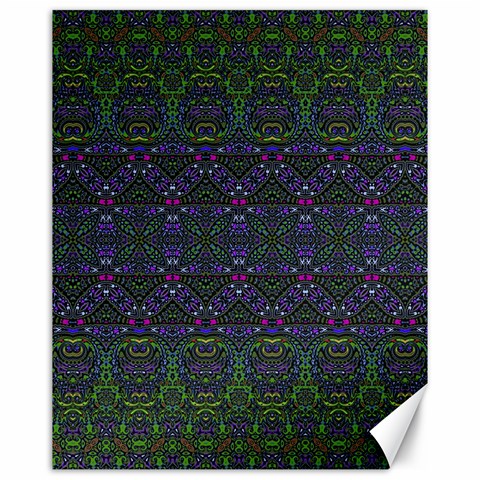 Boho Purple Green Pattern Canvas 16  x 20  from ArtsNow.com 15.75 x19.29  Canvas - 1