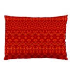 Boho Red Orange Pillow Case (Two Sides)