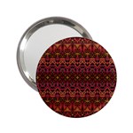 Boho Floral Pattern 2.25  Handbag Mirrors