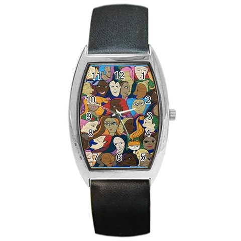 Sisters2020 Barrel Style Metal Watch from ArtsNow.com Front