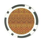 Boho Sunflower Print Poker Chip Card Guard (10 pack)