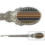 Boho Brown Blue Letter Opener