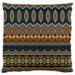 Boho Brown Blue Standard Flano Cushion Case (Two Sides)