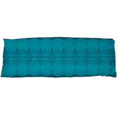 Boho Teal Pattern Body Pillow Case Dakimakura (Two Sides) from ArtsNow.com Front