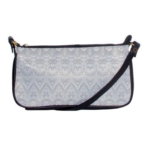 Boho White Wedding Lace Pattern Shoulder Clutch Bag from ArtsNow.com Front