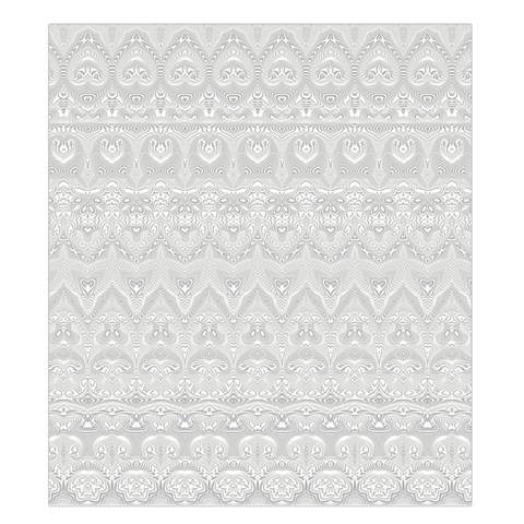 Boho White Wedding Lace Pattern Duvet Cover (King Size) from ArtsNow.com Duvet Quilt