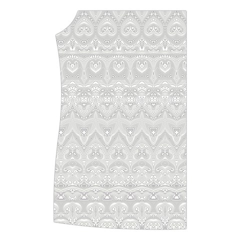 Boho White Wedding Lace Pattern Women s Button Up Vest from ArtsNow.com Front Right