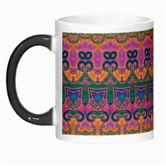 Boho Colorful Pattern Morph Mugs from ArtsNow.com Left