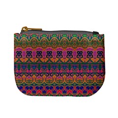 Boho Colorful Pattern Mini Coin Purse from ArtsNow.com Front