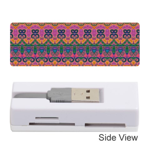 Boho Colorful Pattern Memory Card Reader (Stick) from ArtsNow.com Front