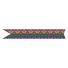 Boho Colorful Pattern Midi Wrap Pencil Skirt from ArtsNow.com Hem