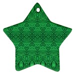Boho Emerald Green Ornament (Star)