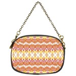 Boho Red Gold White Chain Purse (One Side)