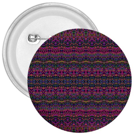 Boho Pink Mauve Blue 3  Buttons from ArtsNow.com Front