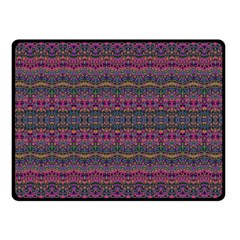 Boho Pink Mauve Blue Double Sided Fleece Blanket (Small)  from ArtsNow.com 45 x34  Blanket Front