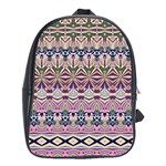 Colorful Boho Pattern School Bag (XL)