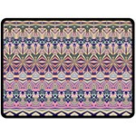 Colorful Boho Pattern Double Sided Fleece Blanket (Large) 