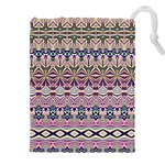 Colorful Boho Pattern Drawstring Pouch (4XL)