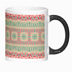 Boho Teal Pink Morph Mugs from ArtsNow.com Right