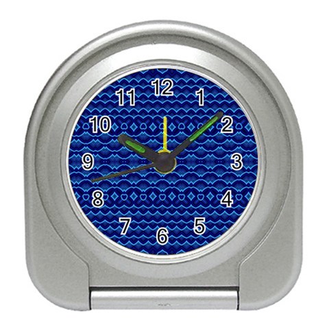 Cobalt Blue  Travel Alarm Clock from ArtsNow.com Front