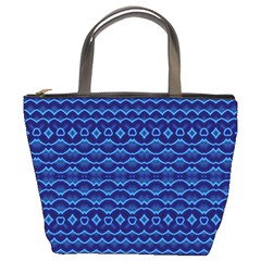 Cobalt Blue  Bucket Bag from ArtsNow.com Front