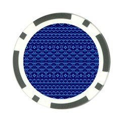 Cobalt Blue  Poker Chip Card Guard (10 pack) from ArtsNow.com Back